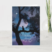 Katzen Beileid, Individuelle Name für Katze, Sympa Karte (Vorderseite)