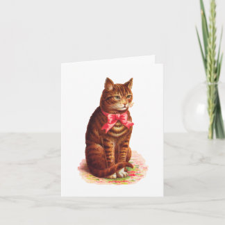 Katzen-Beileids-Karte - kundengerecht Karte