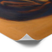 Katzen beobachten Fisch Poster (Ecke)