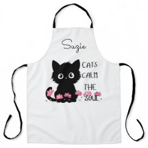 Katzen Beruhigen das Soul Niedlich Black Cat in ro