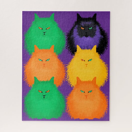 Katzen beurteilen puzzle (Vertikal)