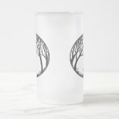 Katzen-Bier-Glas-fette Mattglas Bierglas (Mittel)