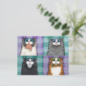 Katzen bis zu keine gute Postkarte (Stehend Vorderseite)