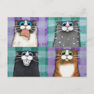 Katzen bis zu keine gute Postkarte