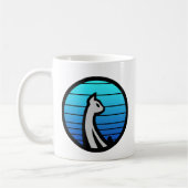 Katzen-Blau Kaffeetasse (Links)