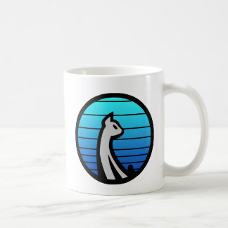 Katzen-Blau Kaffeetasse