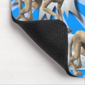 Katzen Blue Cat Adoption Maus Pad! Mousepad (Ecke)