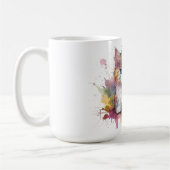 Katzen-Blumen-Tasse Kaffeetasse (Links)