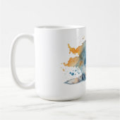 Katzen-Blumen-Tasse Kaffeetasse (Links)