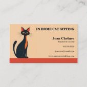 Katzen Boarding, der Tierärzte züchtet Visitenkarte (Vorderseite)