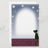 Katzen-Briefpapier Briefpapier (Vorne/Hinten)