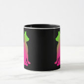 Katzen Brights bunte Spaß-Katzen-Geschenke Tasse (Zentrum)