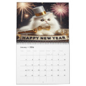Katzen bringen saisonalen Cheer immer 20XX Kalender (Jan 2026)