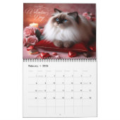 Katzen bringen saisonalen Cheer immer 20XX Kalender (Feb 2026)