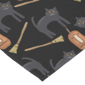 Katzen, Brüche und Kürbis | Halloween Kurzer Tischläufer (Ecke)