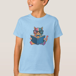 Katzen-Buch T-Shirt