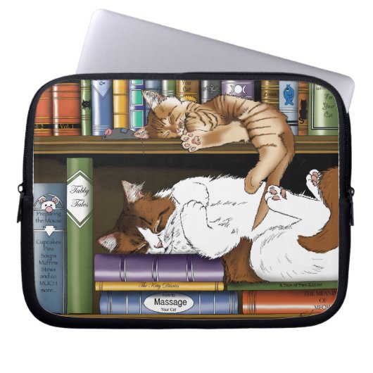 Katzen buchen laptopschutzhülle (Vorderseite)