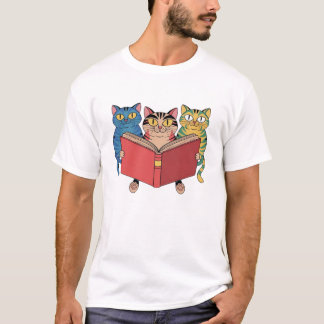 Katzen buchen T-Shirt
