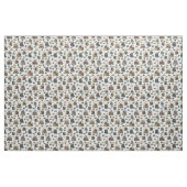Katzen & Bücher auf Hellblau Stoff (Fat Quarter (45,7 x 55,9 cm))