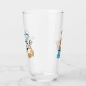 Katzen, Bücher und Kaffee Niedlich Glas (Rechts)