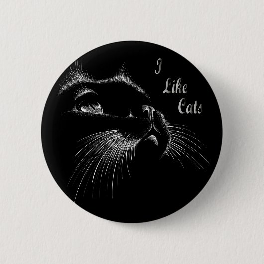 Katzen Button (Vorderseite)