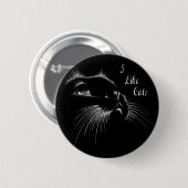 Katzen Button (Vorne & Hinten)