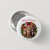 Katzen Button (Vorne & Hinten)