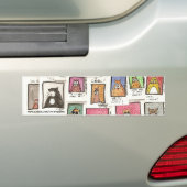 Katzen-Cartoon-Autoaufkleber Autoaufkleber (Auf Auto)