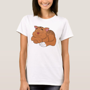 Katzen-Cartoon-T-Shirt T-Shirt