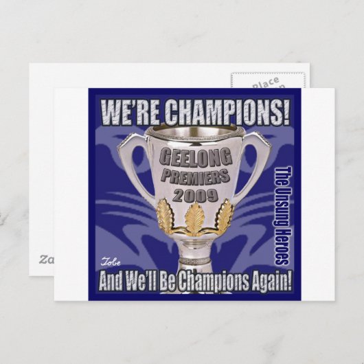 Katzen - Champions 2009 Postkarte (Vorne/Hinten)