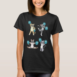 Katzen Cheerleading Squad Cheerleader Cheer Flyer T-Shirt
