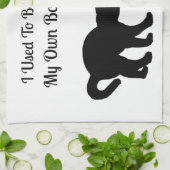 Katzen-Chef-Geschirrtuch Küchentuch (Gefaltet)