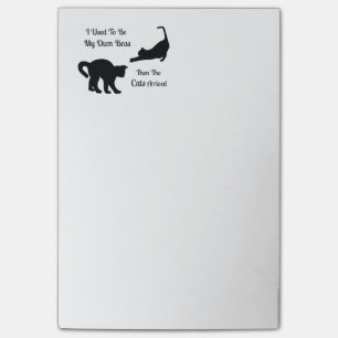 Katzen-Chef Posten-Es-Anmerkungen Post-it Klebezettel