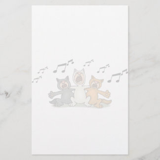 Katzen-Chor Briefpapier