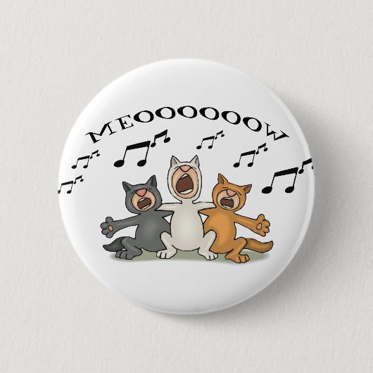 Katzen-Chor Button (Vorderseite)
