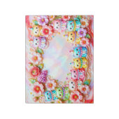 Katzen Clown Notizblock (Rotiert)