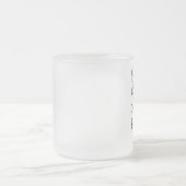 Katzen. Coffee. Bücher. Perfektion. Mattglastasse (Mittel)