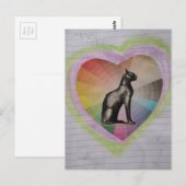 Katzen-Collage Postkarte (Vorne/Hinten)
