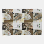 Katzen-Collagen-Geschirrtuch Geschirrtuch (Horizontal)