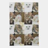 Katzen-Collagen-Geschirrtuch Geschirrtuch (Vertikal)