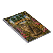 Katzen Cottage Garten POPCUT Notizblock (Rechte Seite)