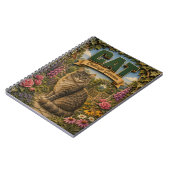 Katzen Cottage Garten POPCUT Notizblock (Linke Seite)