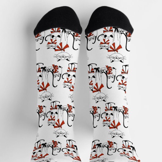 Katzen Crew Socken (Oben)