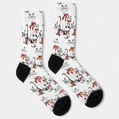 Katzen Crew Socken (Rechts)