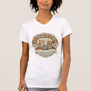 Katzen Crunch Müsli Katzen Frühstück Müsli Schacht T-Shirt