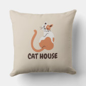 Katzen-CTE-Design Kissen (Rückseite)