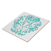 Katzen-Damast-Keramik-Fliese Fliese (Seite)