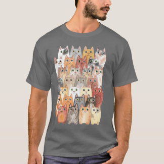 Katzen-Damenbekanntschaft T-Shirt