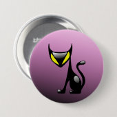Katzen-Dämon-Knopf Button (Vorne & Hinten)