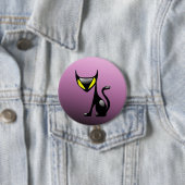 Katzen-Dämon-Knopf Button (Beispiel)